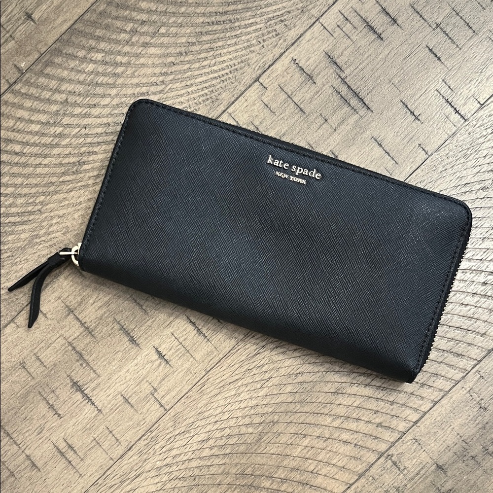 Kate Spade Black Leather Wallet